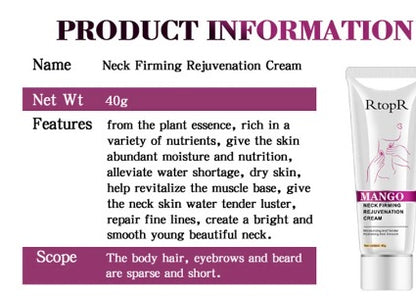 1PC New Neck Firming Wrinkle Remover Cream Rejuvenation Firming Skin Whitening Moisturizing Shape Beauty Neck Skin Care Products